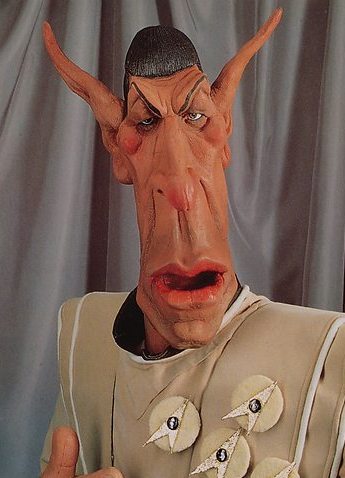 Leonard Nimoy's Spitting Image Puppet, Mr Spock